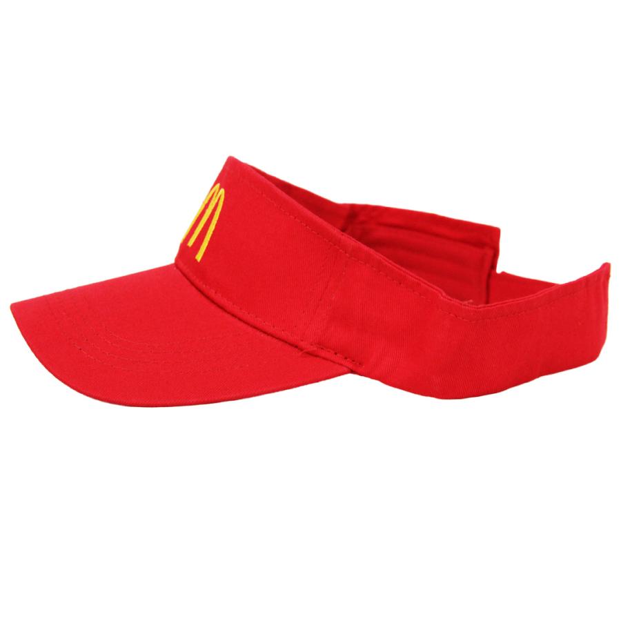 MC / VISOR RED マクドナルド バイザー サンバイザー アメリカン雑貨