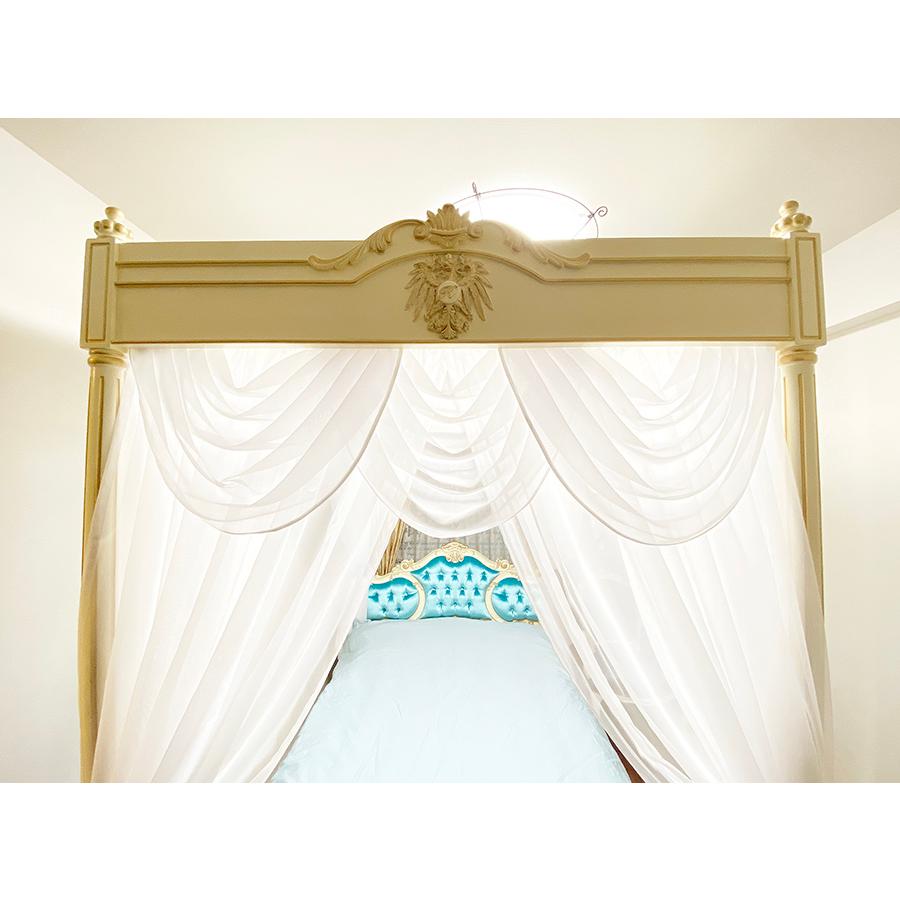 オーダー家具 女優ベッド オードリー 天蓋 クラシック セミダブル