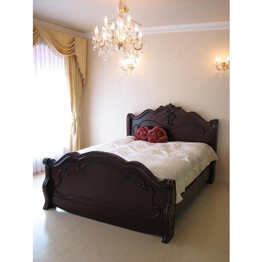 ウエストハウスギャラリー　キングサイズベッドフレーム　ラ・シェル/マダム・ココ色 楽天市場】ラ・シェル キングサイズベッド マダム・ココ色 輸入