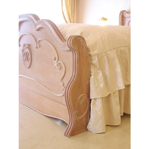 ラ・シェル セミダブルベッド ヘッドボード シェル＆バレエシューズの