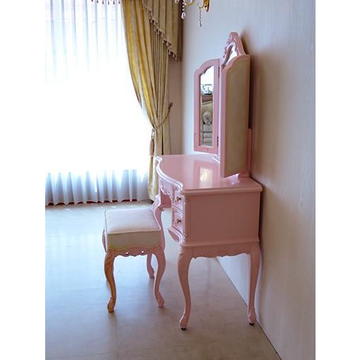 輸入 オーダー家具 ビバリーヒルズドレッサー バービーピンク色