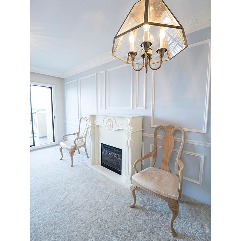 マントルピースシェル W120cm 電気暖炉付き 輸入家具 オーダー家具_2