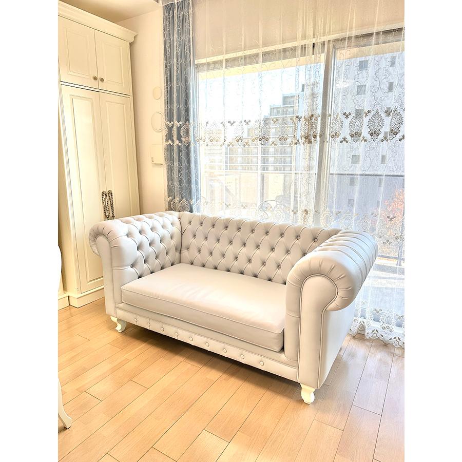 ○新商品○オーダーメイド・チェスターフィールドソファ 猫脚タイプ