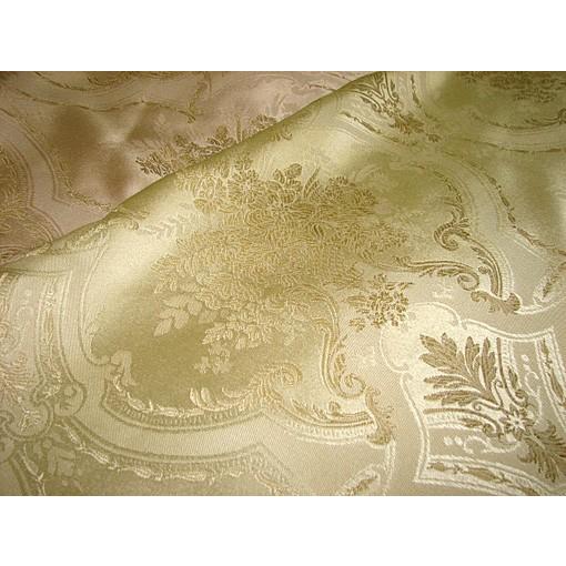 輸入家具 プリンセス家具 ウィングチェア ゴールド花かご柄 : ウエスト