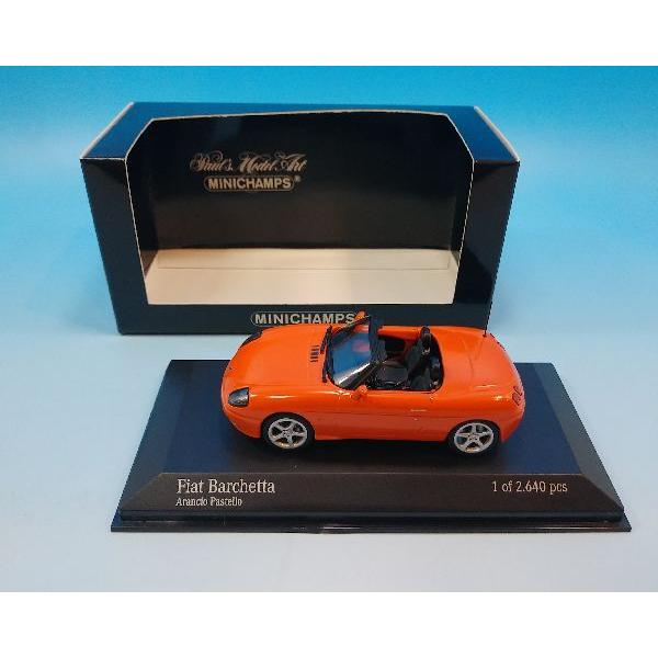 ミニチャンプス　Fiat Barchetta オレンジ Amazon | MINICHAMPS 1/43 FIAT BARCHETTA CABRIOLET Orange