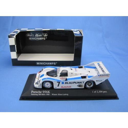 Miniature Minichamps 1/43 - Porsche 956K - Norisring 200 Miles 1986 - Vainqueur Ludwig
