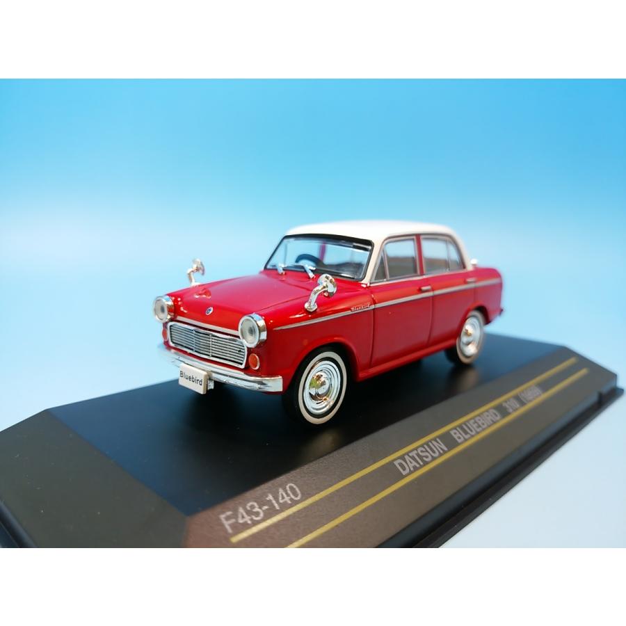ファースト43 1/43 ダットサン ブルーバード 310 1959 レッド/ホワイト