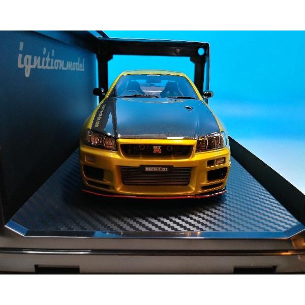 イグニッションモデル 1/18 トップシークレットTOP SECRET GT-R  BNR34  ゴールド  IG3640 | ignition model | 03