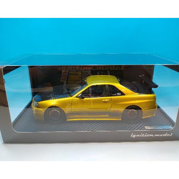 イグニッションモデル 1/18 トップシークレットTOP SECRET GT-R  BNR34  ゴールド  IG3640 | ignition model | 05