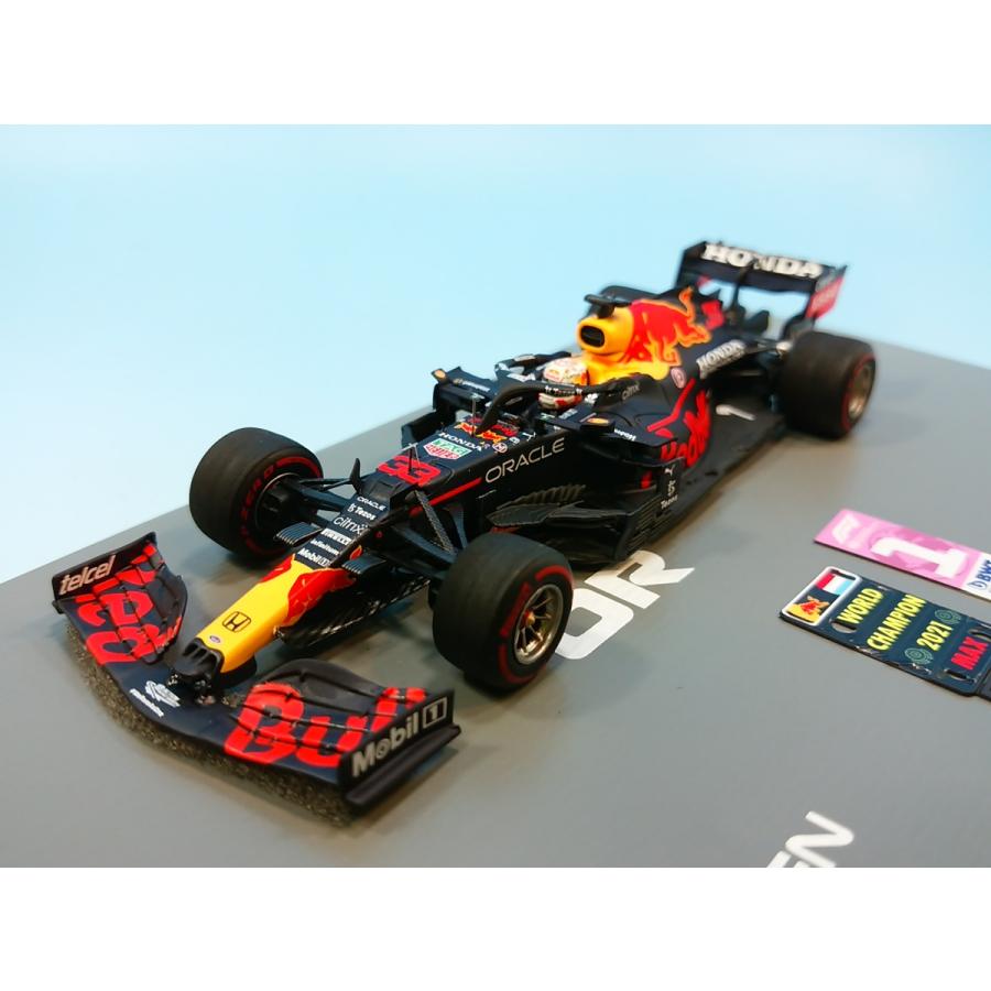スパークモデル 1/43 レッドブル ホンダ RB16B ＃33 2021 F1 アブダビGP ウィナー M.フェルスタッペン ワールドチャンピオン S7861の画像