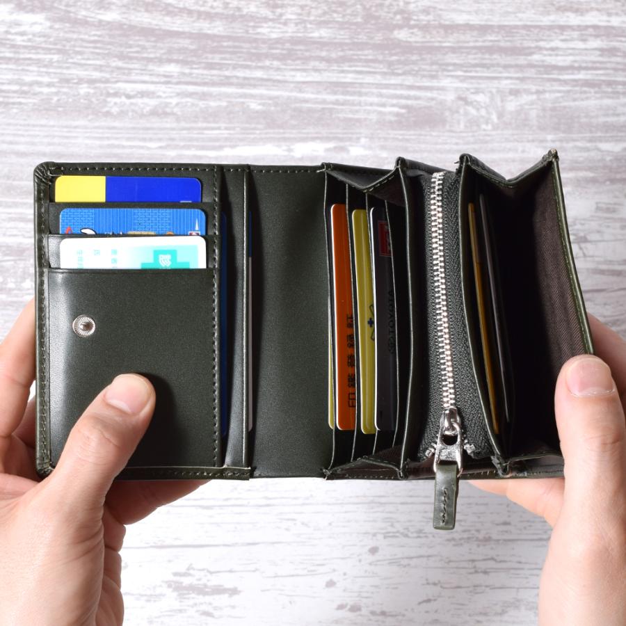 Lee（リー） 財布 メンズ 二つ折り 本革 高校 中学 大学生 男子 子供