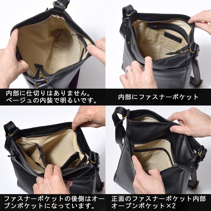 ショルダーバッグ メンズ 本革 斜めがけ 縦型 バック A4 大きめ 大容量