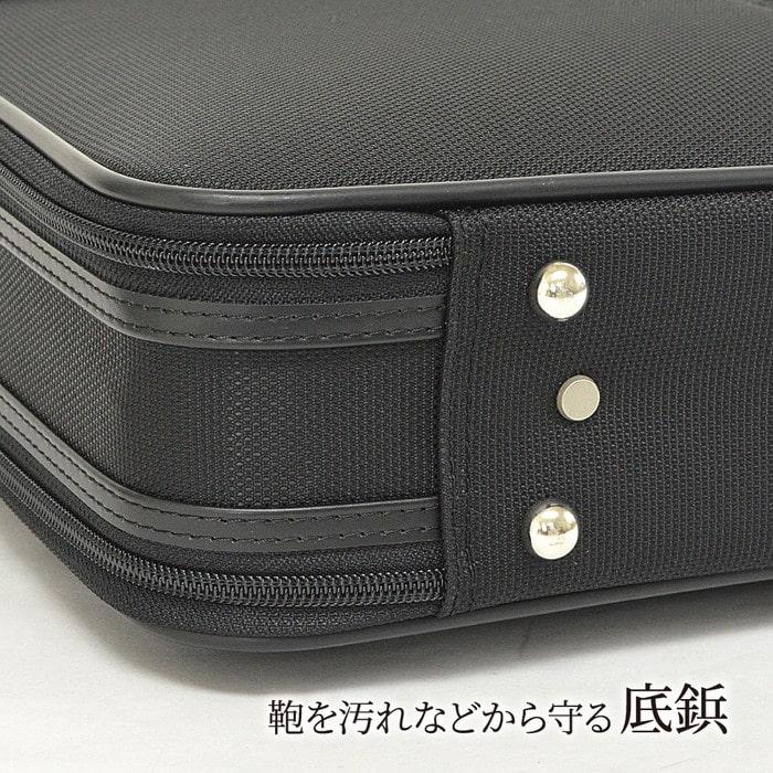 アタッシュケース a4 ビジネスバッグ メンズ 日本製 バック 大容量 ダブル w 2ルーム 大型 大きめ 自立 出張 1泊2日 法衣 住職 営業 J.C HAMILTON 21235の画像