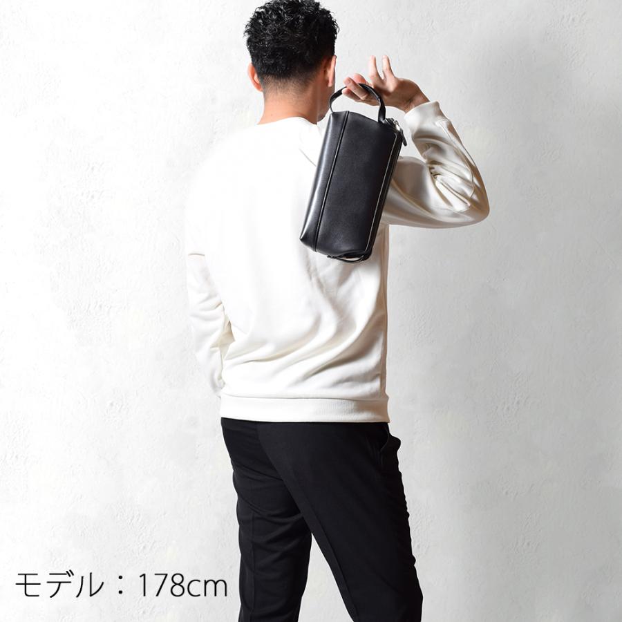 セカンドバッグ メンズ 本革 紳士 男性 レザー クラッチ バック ポーチ