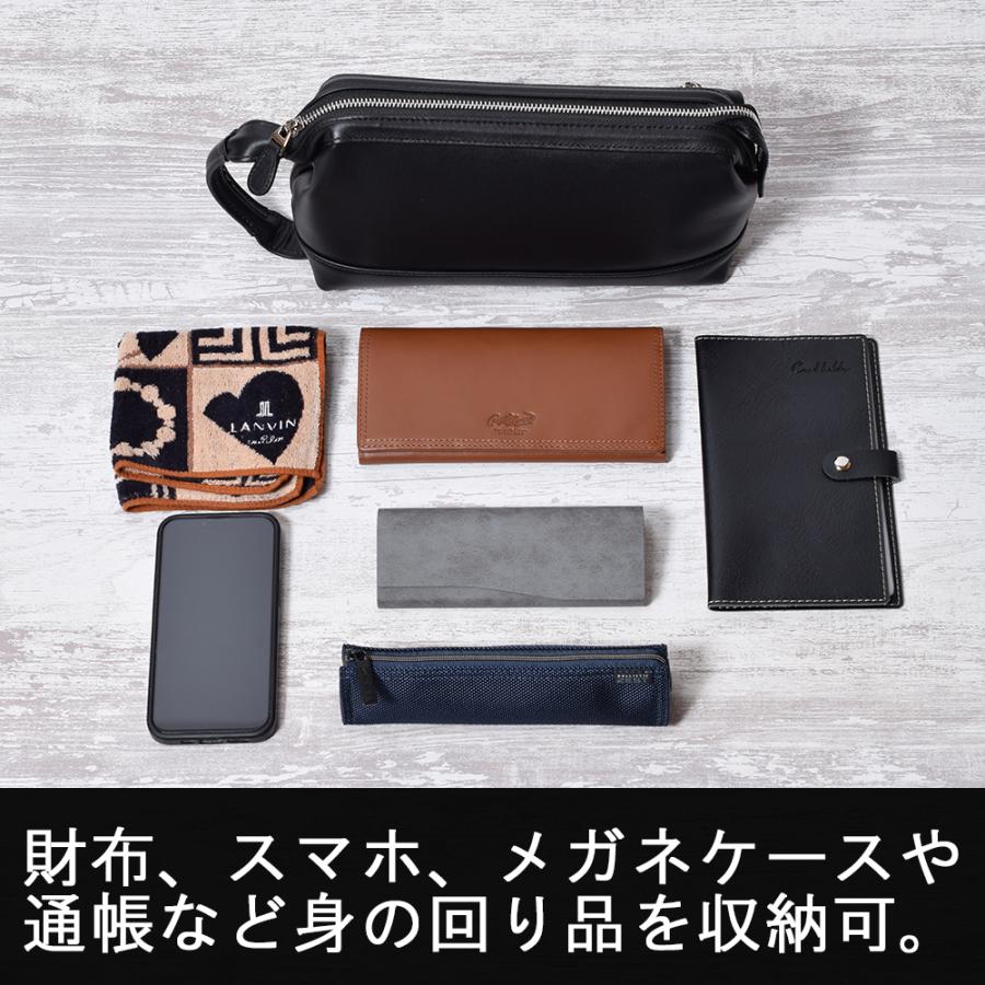 セカンドバッグ メンズ 本革 紳士 男性 レザー クラッチ バック ポーチ