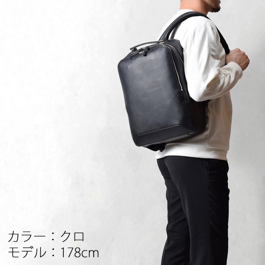 ビジネスリュック メンズ レディース 本革 レザー 通勤 大容量 A4 B4