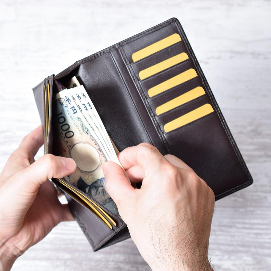 未使用　紳士用長財布 長財布 メンズ 本革 ながさいふ 安い 薄型 薄い 軽量 コンパクト 羊