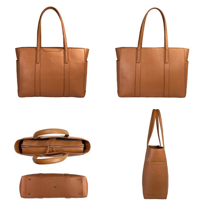 トートバッグ メンズ 本革 大きめ バック 縦型 長 レザー ビジネス