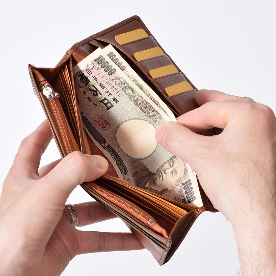 Crocodile（クロコダイル） 財布 メンズ 長財布 本革 グリーン 緑 黒