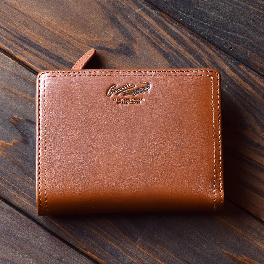Crocodile（クロコダイル） 財布 メンズ 二つ折り 本革 ラウンド