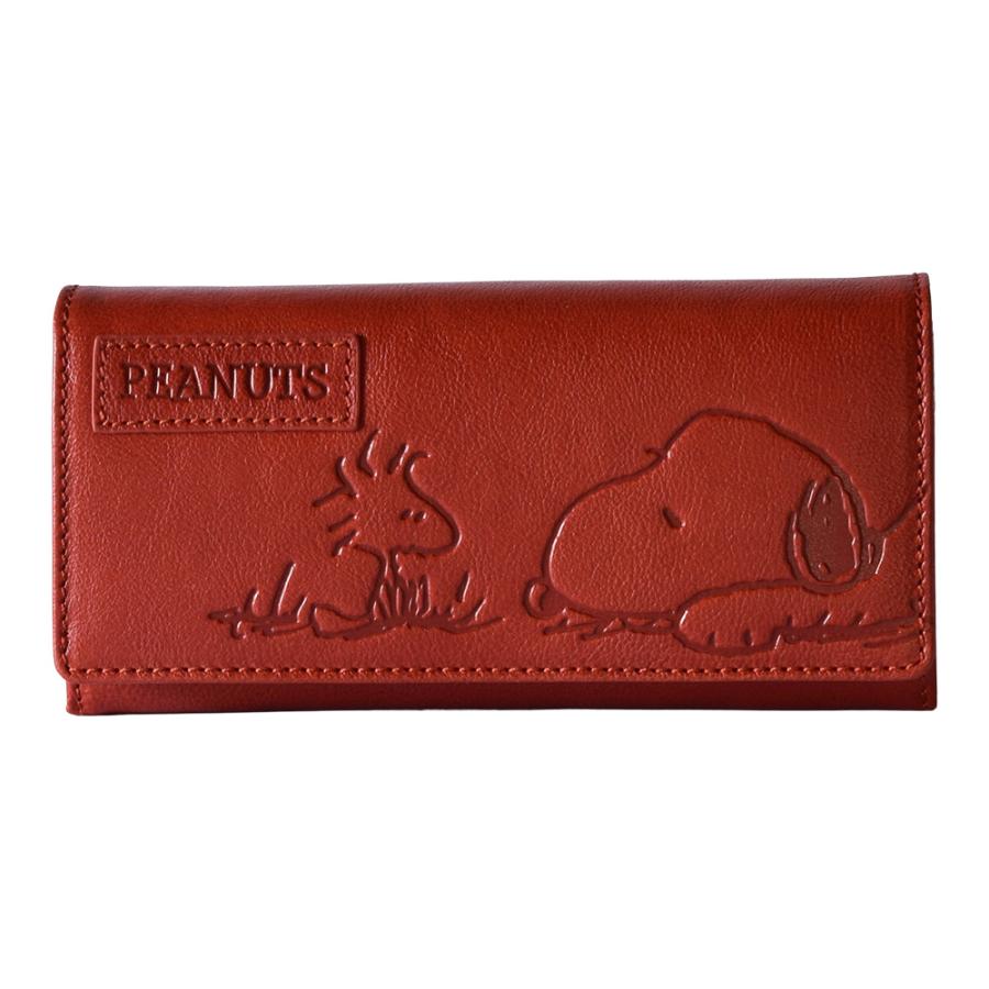 SNOOPY（スヌーピー） 財布 長財布 レディース 本革 ながさいふ
