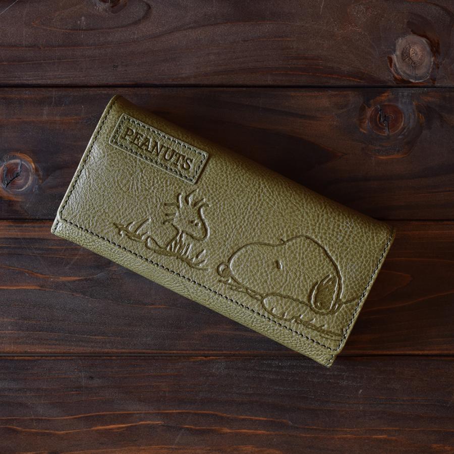 SNOOPY（スヌーピー） 財布 長財布 レディース 本革 ながさいふ