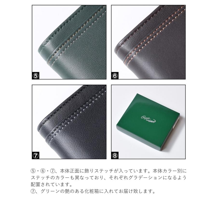 財布 メンズ 二つ折り 小銭入れなし 本革 グリーン 緑 財布 メンズ 二つ折り 小銭入れなし 本革 グリーン 緑