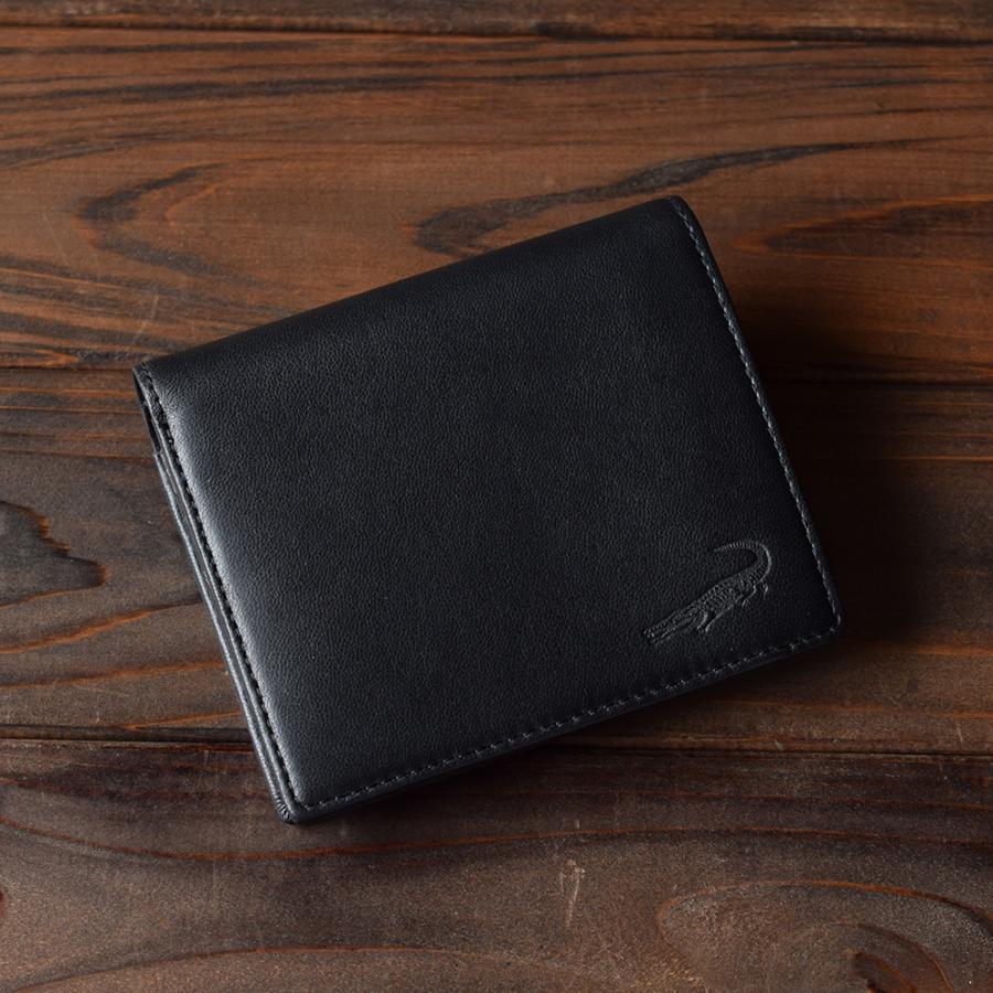 ジョージ　クロコダイル メンズ 長財布 二つ折り 新品 未使用 黒 男性 財布 メンズ 二つ折り 羊 本革 グリーン 緑 やわらかい 誕生日