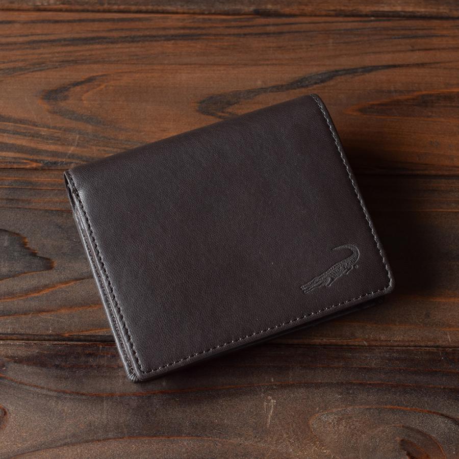 財布 メンズ 二つ折り 羊 本革 グリーン 緑 やわらかい 誕生日