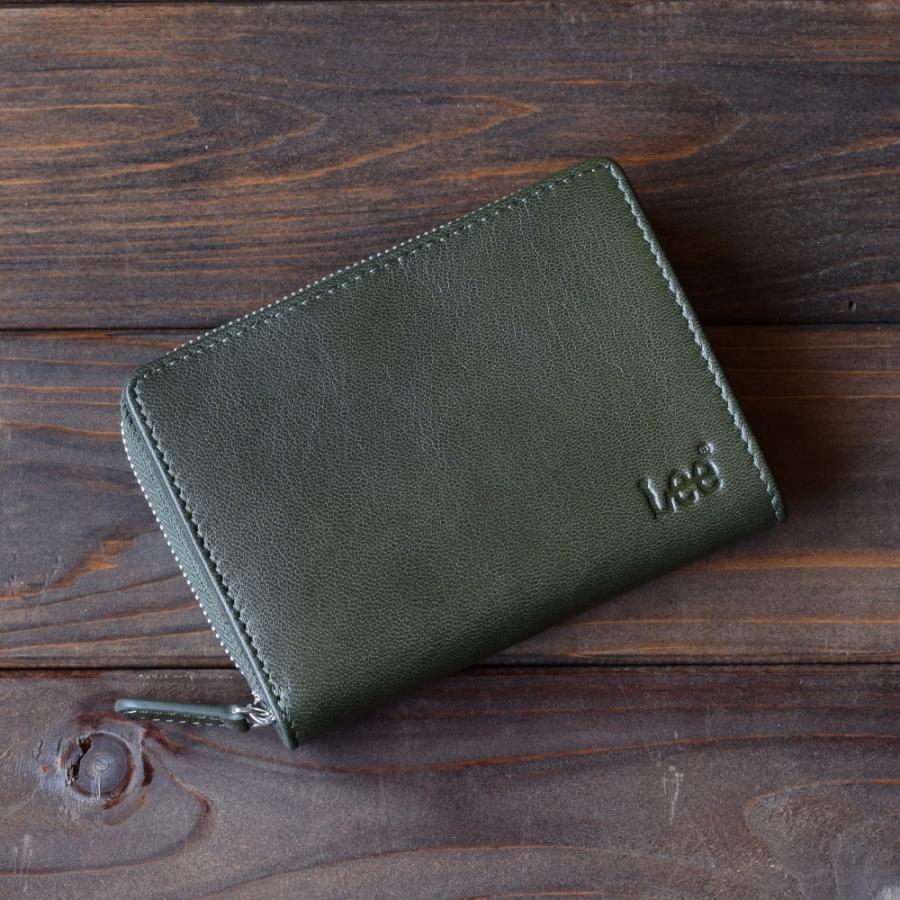 Lee（リー） 財布 メンズ 二つ折り 本革 高校 中学生 男子 子供