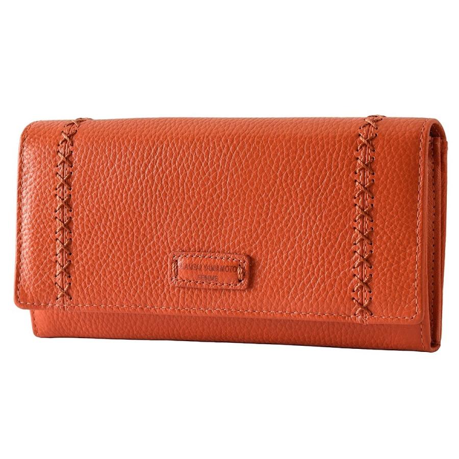 長財布 レディース 本革 ながさいふ かぶせ 大容量 イエロー 誕生日