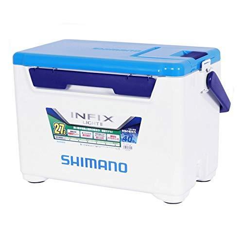 素敵でユニークな シマノshimano釣り用クーラーボックスインフィクスライトii27リットルsホワイトブルー 釣り用クーラーボックス Www Oroagri Eu