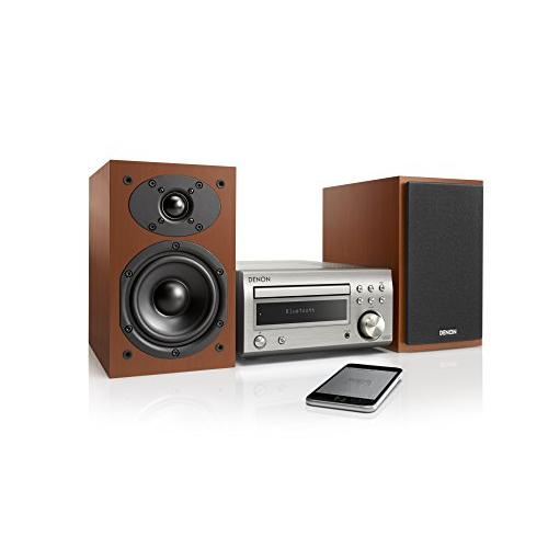 デノン Denon RCD-M41 ワイドFM AM/FMラジオチューナー ディスクリートアンプ搭載 BluetoothR対応 CDレシーバー RCD ワイドFM シルバー