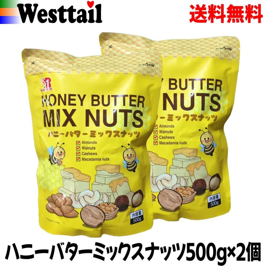 ハニーバター ミックスナッツ 500g 2袋 コストコ 楽一フーズ Westtail ヤフーショッピング店 通販 Yahoo ショッピング