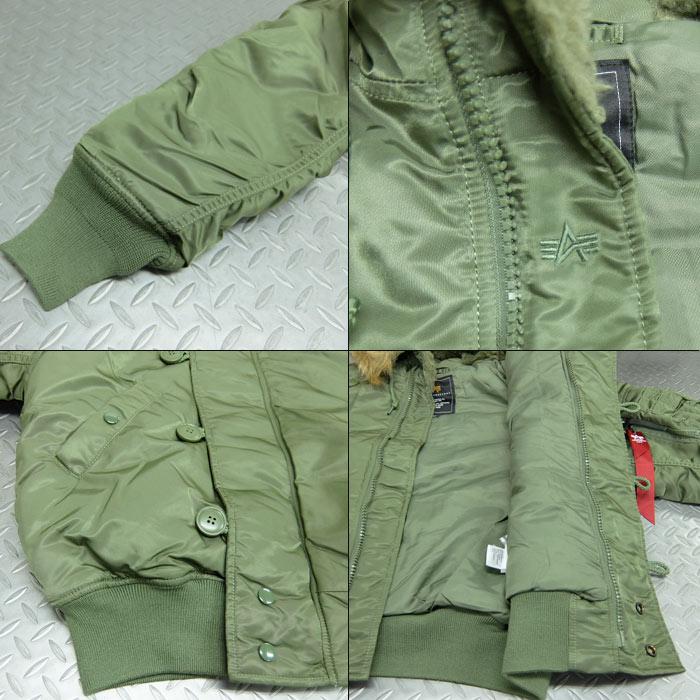 ALPHA INDUSTRIES(アルファ インダストリーズ) N-2B SHORT WAIST PARKA