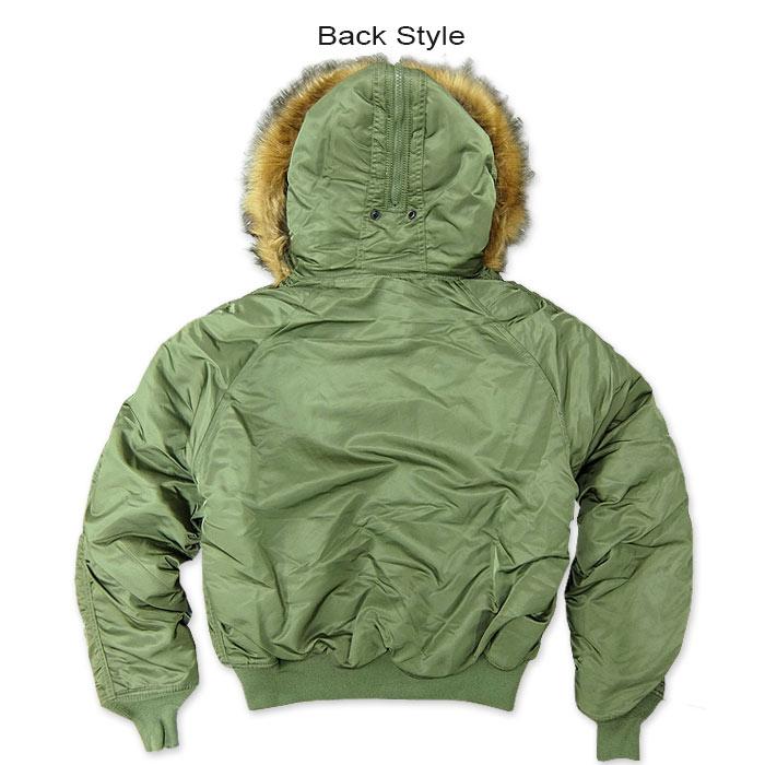 ALPHA INDUSTRIES N-2Bジャケット 短丈 N-2B SHORT WAIST PARKA ｜アルファ インダストリーズ