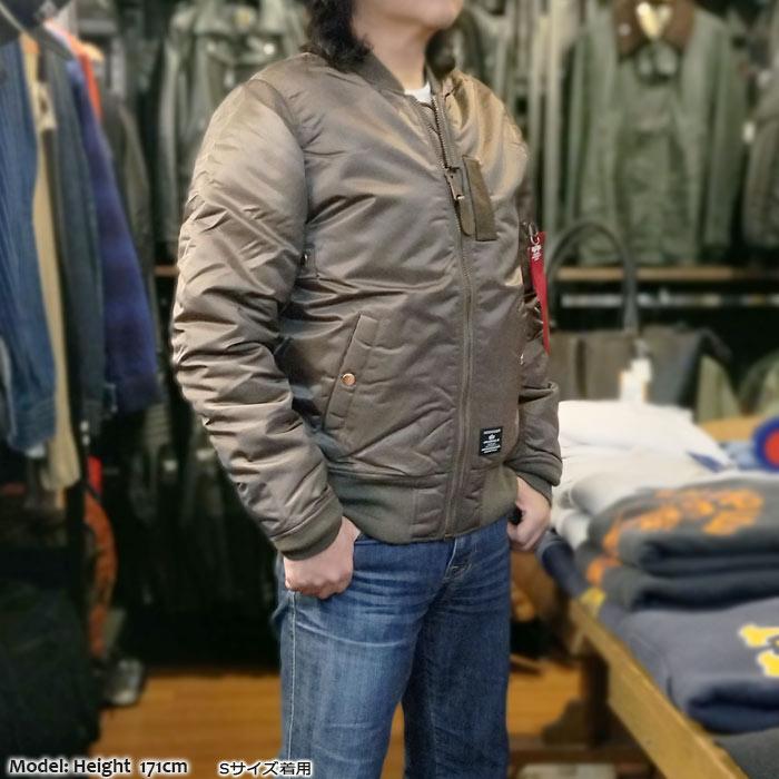 【美品】 アルファインダストリー ma-1 M ミリタリー柄 リバーシブル 短丈 ALPHA INDUSTRIES(アルファ インダストリーズ) MA-1 MOD FLIGHT JACKET
