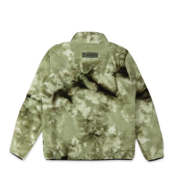 バブアー MOOR TIE DYE FLEECE JACKET 242MFL0191 L カーキグリーン スタンドカラー フリースジャケット ITMSCCFFBJ0O Barbour(バブアー) MOOR TIE DYE FLEECE JACKET [242MFL0191]793