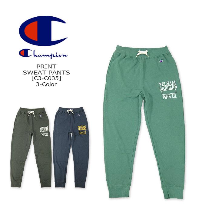 ウエイトトレーニング Wolves Cursive Champion Sweat Pants CHAMPION(チャンピオン) SWEAT PANTS [C3-C218] BASIC スウェット