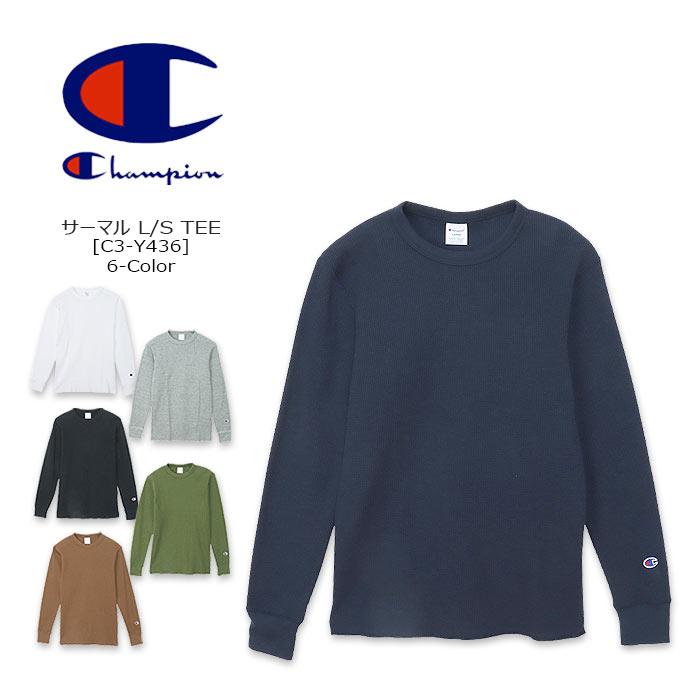 CHAMPION(チャンピオン) L/S Tee Thermal[C3-Y436] サーマル ワッフル