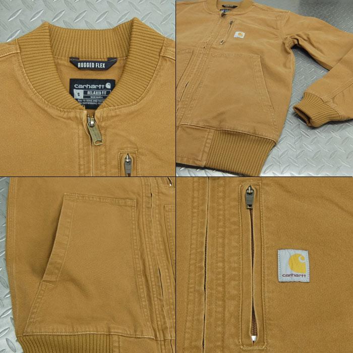 コメ欄セール！超希少 Carhartt名作RUGGED FLEX 金ボタン仕様 Carhartt(カーハート) RUGGED FLEX DUCK BOMBER JACKET[CRHTT-106781