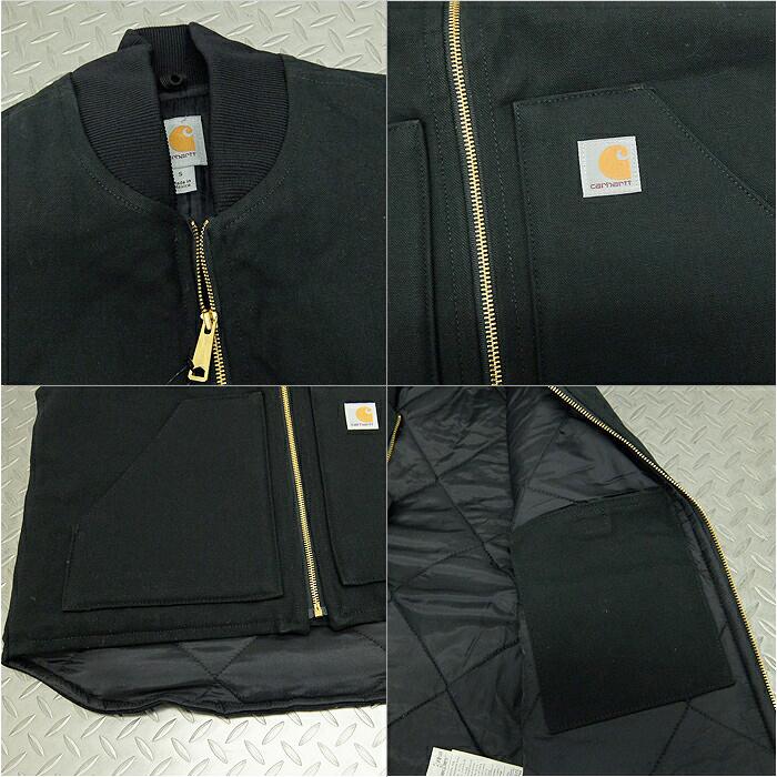 Carhartt(カーハート) DUCK VEST[CRHTT-V01] ダックベスト ロゴ ワークベスト キルティング　ライトアウター |  | 01