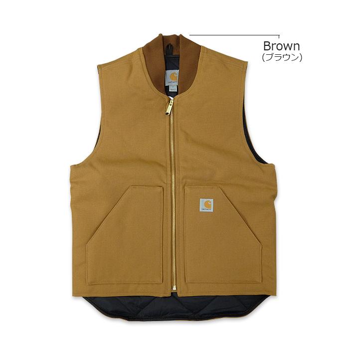 Carhartt(カーハート) DUCK VEST[CRHTT-V01] ダックベスト ロゴ ワークベスト キルティング　ライトアウター |  | 03