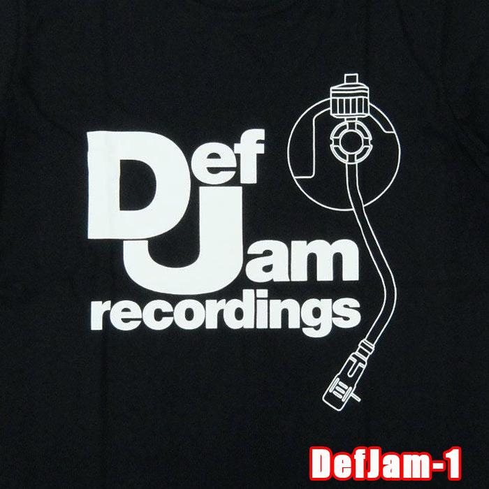 ROCK TEE Def Jam-1 デフジャム LOGO ロックＴシャツ バンドTシャツ ROCK T バンT  英国/米国のオフィシャルライセンス | 