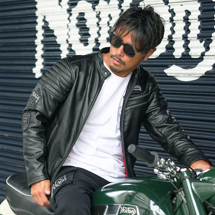 NORTON(ノートン) スペシャルエディション牛革ライダースジャケット