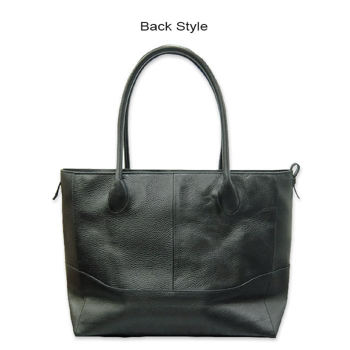 ピーアイディ P.I.D レザートートバッグ　ブラック　pid-pam101 P.i.dピーアイディ)PID レザートートバッグ[PAM101] Leather Tote Bag
