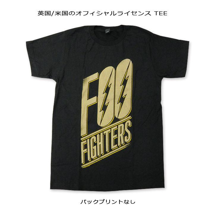 ROCK TEE FOO FIGHTERS-4[フーファイターズ] SLANTED LOGO メール便送料無料 ロックＴシャツ バンドTシャツ 英国/米国のオフィシャルライセンス｜westwave｜02