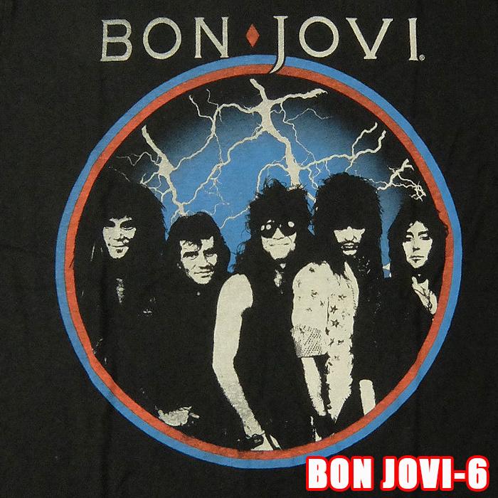 ROCK TEE BON JOVI-6[ボンジョビ] CLASSIC CIRCLE LOGO メール便送料無料 ロックＴシャツ/バンドTシャツ 英国/米国のオフィシャルライセンス｜westwave