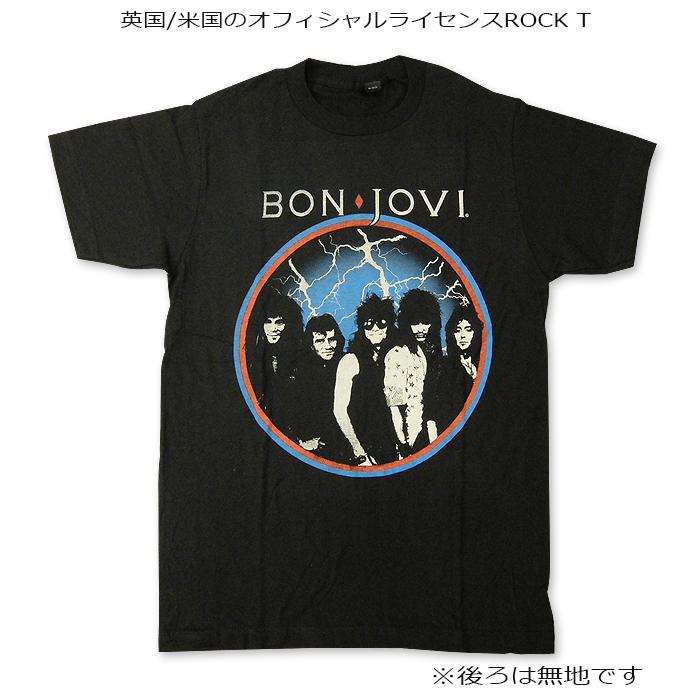 ROCK TEE BON JOVI-6[ボンジョビ] CLASSIC CIRCLE LOGO メール便送料無料 ロックＴシャツ/バンドTシャツ 英国/米国のオフィシャルライセンス｜westwave｜02