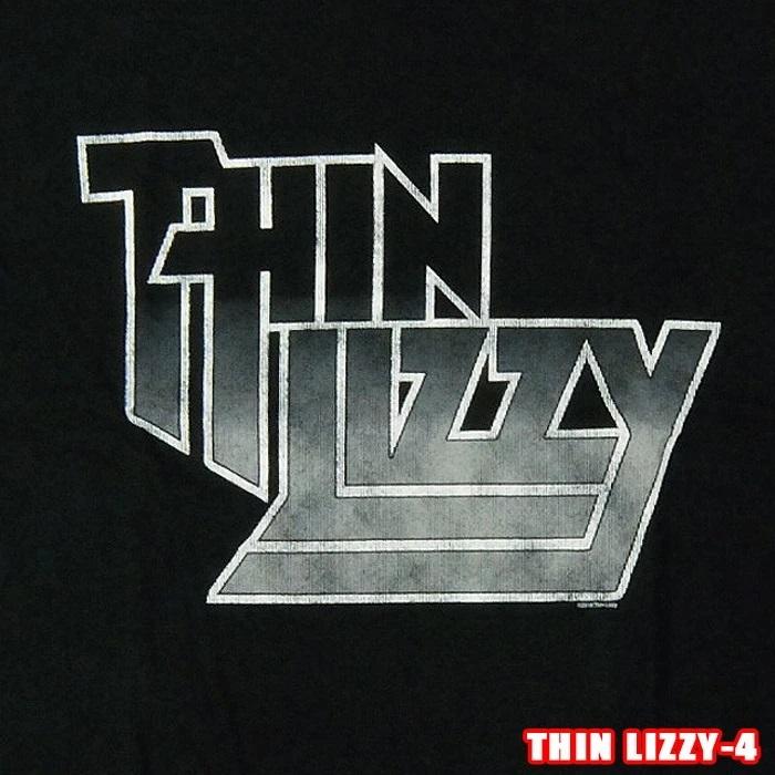 ROCK TEE THIN LIZZY-4[シン・リジィ] LOGO GRADIENT メール便送料無料 ロックＴシャツ/バンドTシャツ 英国/米国のオフィシャルライセンス | 